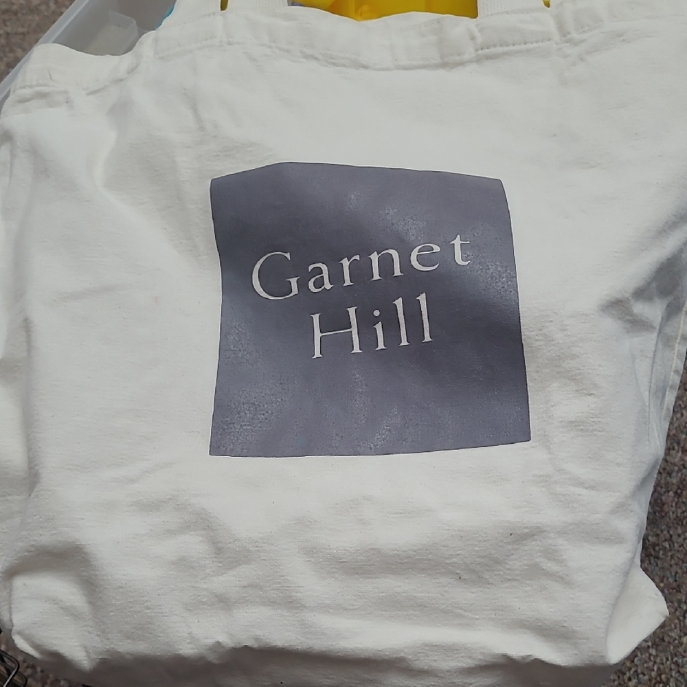 Garnet Hill White Tote Bag